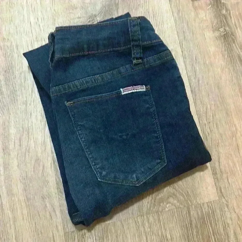 Hudson Kids | Girl's Dark Wash‎ Distressed Knee Denim Skinny Jeans, Size 16